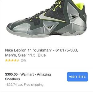 Preowned Lebron James tennis shoes